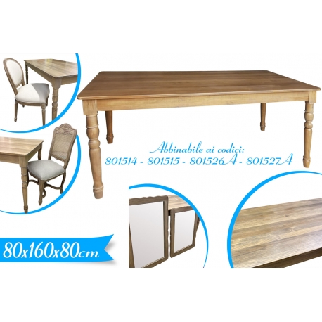 TAVOLO 160X80X80CM
