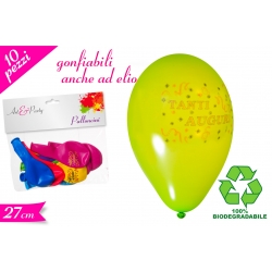 PALLONCINO ELIO 'TANTI AUGURI' 10PZ