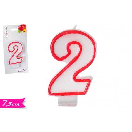 CANDELA N. 2 BORDO ROSSO