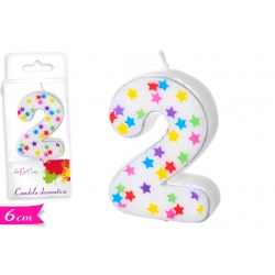 CANDELA NUMERO '2'  C/STELLE
