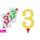 CANDELA MAXI NUMERO '3'