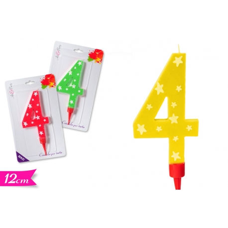 CANDELA MAXI NUMERO '4'