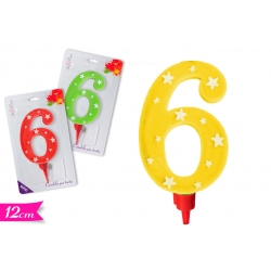 CANDELA MAXI NUMERO '6'
