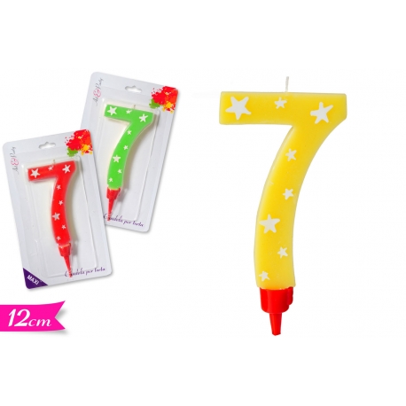 CANDELA MAXI NUMERO '7'