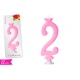 CANDELA NUMERO '2' 12CM