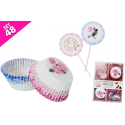 SET PIROTTINI E BANDIERINE 48PZ
