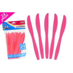 --SET 24 COLTELLI FUXIA