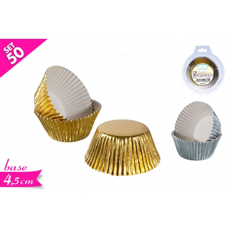 SET 50 PIROTTINI ORO/SILV. 9.1CM 2ASS