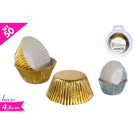 SET 50 PIROTTINI ORO/SILV. 11.5CM 2ASS