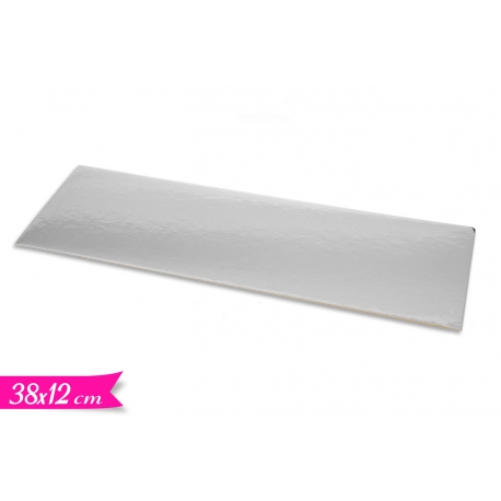 SOTTO TORTA ARGENTO 38X12CM