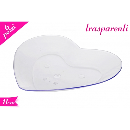 VASSOIO CUORE GRANDE 6PZ