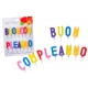 SET CANDELE LETTERE "BUON COMPLEANNO"