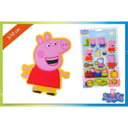 SET STICKER 3D PEPPA PIG