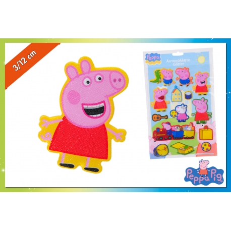 SET STICKER 3D PEPPA PIG