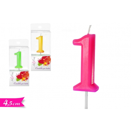 CANDELA N. 1 IN PVC BOX 3ASS