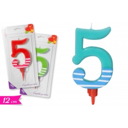 CANDELA MAXI NUMERO '5' ASS