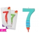 CANDELA MAXI NUMERO '7' ASS