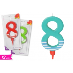 CANDELA MAXI NUMERO '8' ASS