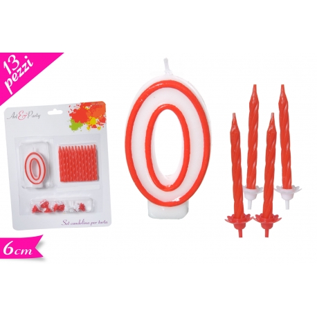 CANDELA N. "0" ROSSA SET 13PZ