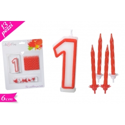 CANDELA N. "1" ROSSA SET 13PZ