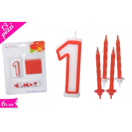 CANDELA N. "1" ROSSA SET 13PZ