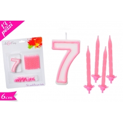 CANDELA N. "7" ROSA SET 13PZ