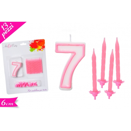 CANDELA N. "7" ROSA SET 13PZ