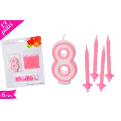 CANDELA N. "8" ROSA SET 13PZ