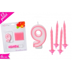 CANDELA N. "9" ROSA SET 13PZ