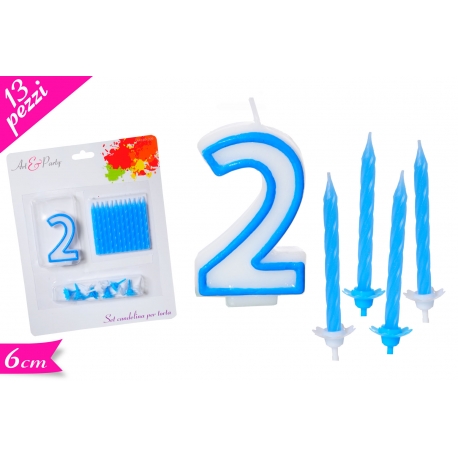 CANDELA N. "2" BLU SET 13PZ