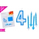 CANDELA N. "4" BLU SET 13PZ