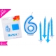 CANDELA N. "6" BLU SET 13PZ