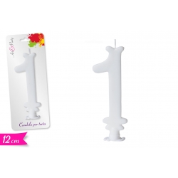 CANDELA NUMERO '1' 12CM