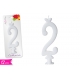 CANDELA NUMERO '2' 12CM