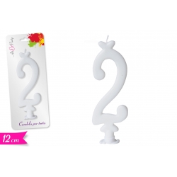 CANDELA NUMERO '2' 12CM