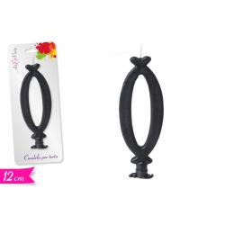 CANDELA NUMERO '0' 12CM