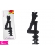 CANDELA NUMERO '4' 12CM