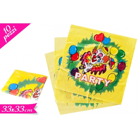 SET 10 TOVAGLIOLI DEC.CLOWN
