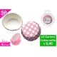SET 100 PIROTTINI POIS/ROSA 9.1CM 2ASS