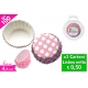 SET 100 PIROTTINI POIS/ROSA 11.5CM 2ASS