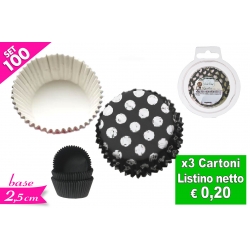 SET 100 PIROTTINI 5.8CM