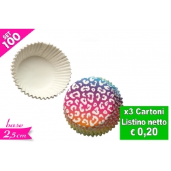 SET 100 PIROTTINI 5.8CM