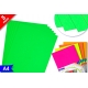 FOGLIO FLUORESCENTE 5PZ ASS