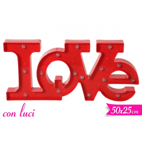SCRITTA 'LOVE' C/LUCI