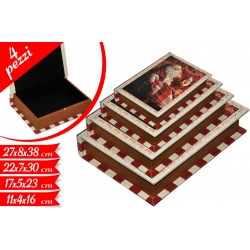 SCATOLE LIBRO SET 4