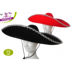 SOMBRERO 55CM ASS