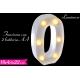 DECORAZIONE LUMINOSA NUMERO "0"