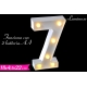 DECORAZIONE LUMINOSA NUMERO "7"