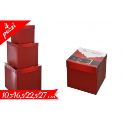 SET 4 SCATOLE PIEGHEVOLI