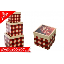 SET 4 SCATOLE PIEGHEVOLI